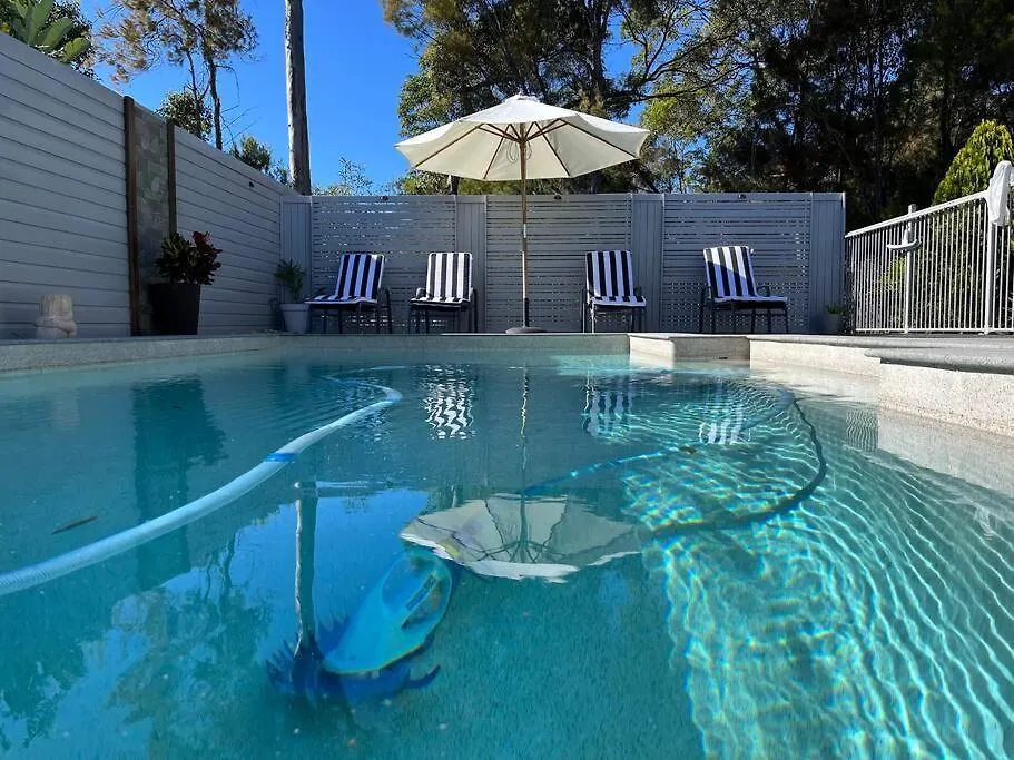 Serenity Retreat Noosa Luxury Guest Suite W Private Solar Heated Pool Noosaville Apartmán